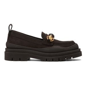 SEE BY CHLOÉ Black and brown  Lylia Loafers